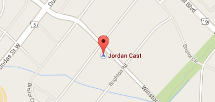 Jordan Cast & Wicker Oakville Map